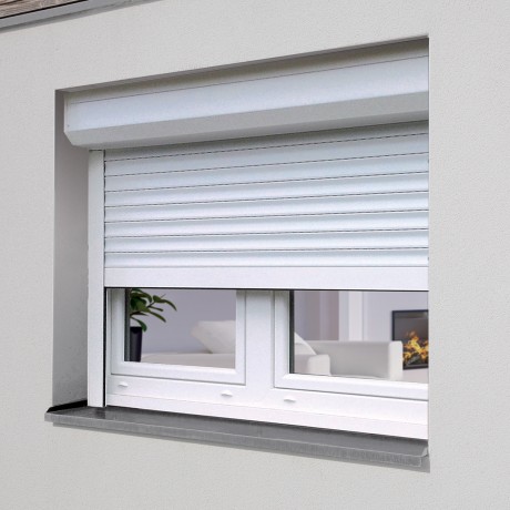 Volet roulant aluminium recoupable avec motorisation radio