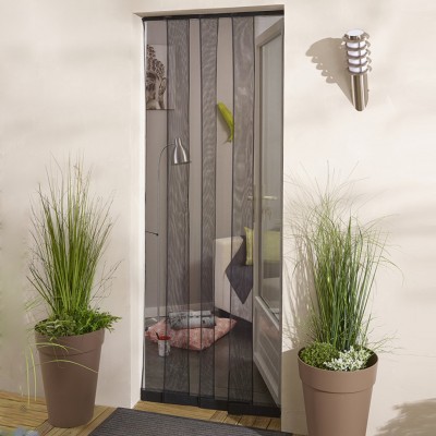 Moustiquaires rideau de porte 4 lamelles