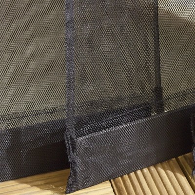 Moustiquaires rideau de porte 4 lamelles