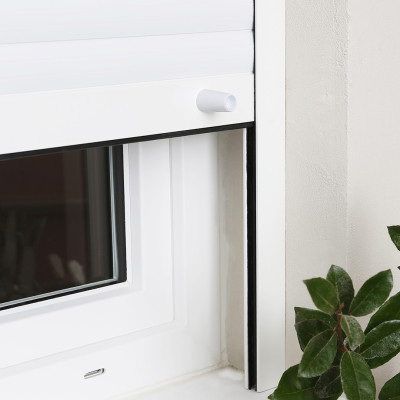 butée ronde 40mm blanche pour volet roulant