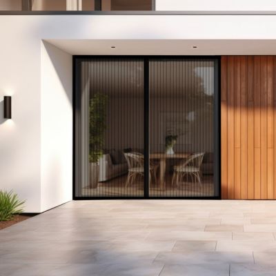 Moustiquaire rideau de porte sans percer pour baie vitrée