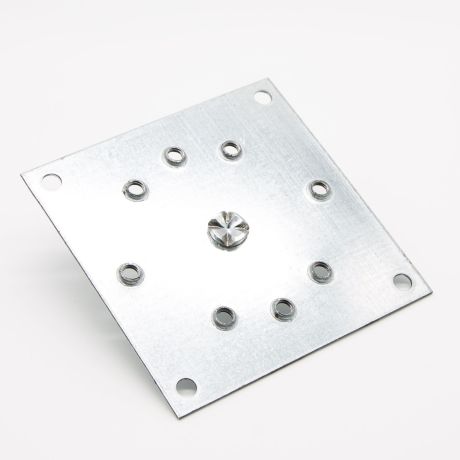 Plaque 100x100 support moteur