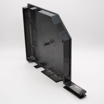 Paire de joues en aluminium 205mm pan coupé pour coffre porte de garage