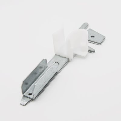 Patte de liaison coulisse + guide lame - Droite