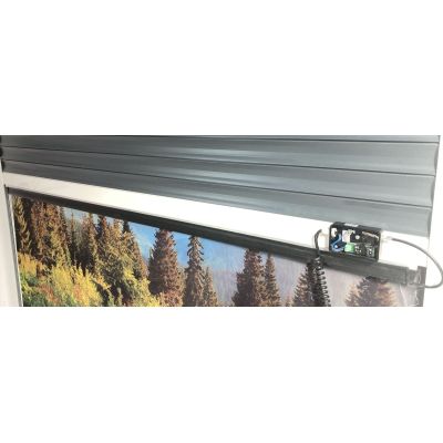 Barre palpeuse pour porte de garage 2x2,4m avec centrale Protecta