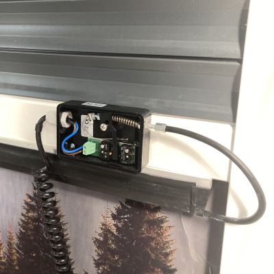 Zoom barre palpeuse porte de garage 2x2,4m avec centrale Protecta