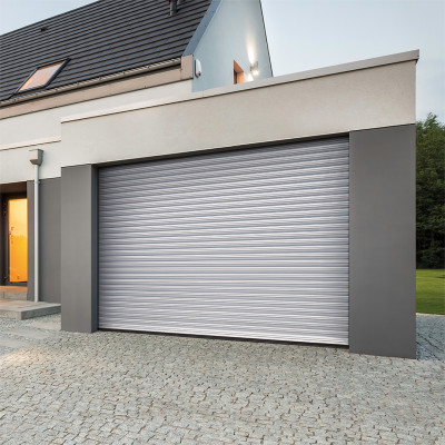 Porte de garage enroulable alu sur-mesure AMBRE lame...