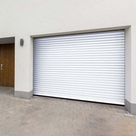 Porte de garage enroulable aluminium first - motorisée - h200 x l240cm