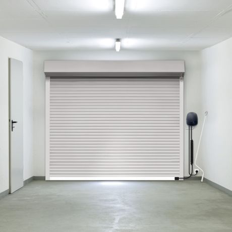 Porte de garage enroulable aluminium first - motorisée - h200 x l240cm